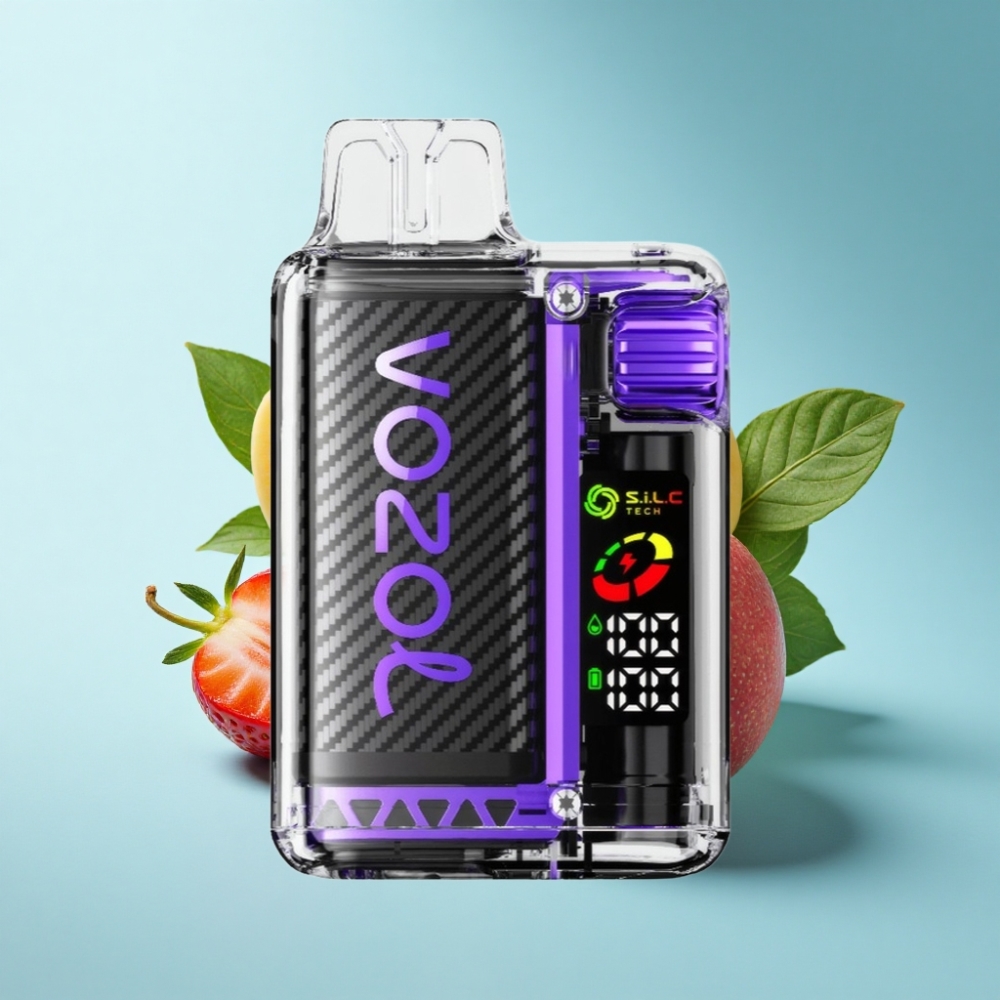 VOZOL Vista 20000 Puffs Strawberry Mango Disposable Vape with OLED & Dual Mesh Coil