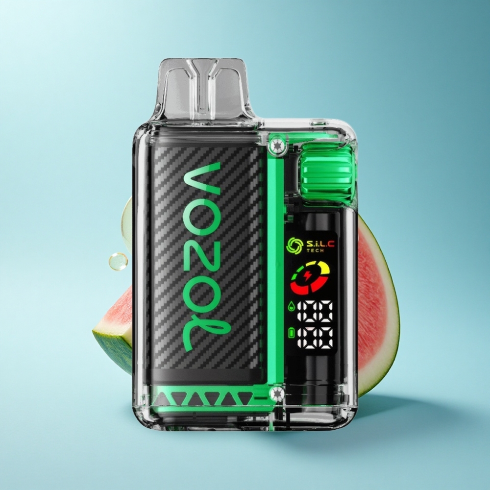 VOZOL Vista 20000 Puffs Watermelon Bubble Gum Rechargeable Disposable Vape with OLED Screen & S.i.L.C Tech Coil