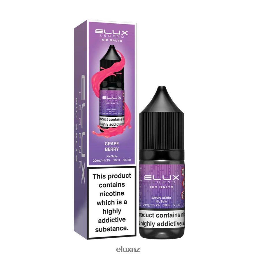Elux Liquid Flavours - Elux Legend Nic Salt 10ml Grape Berry TBNB8468