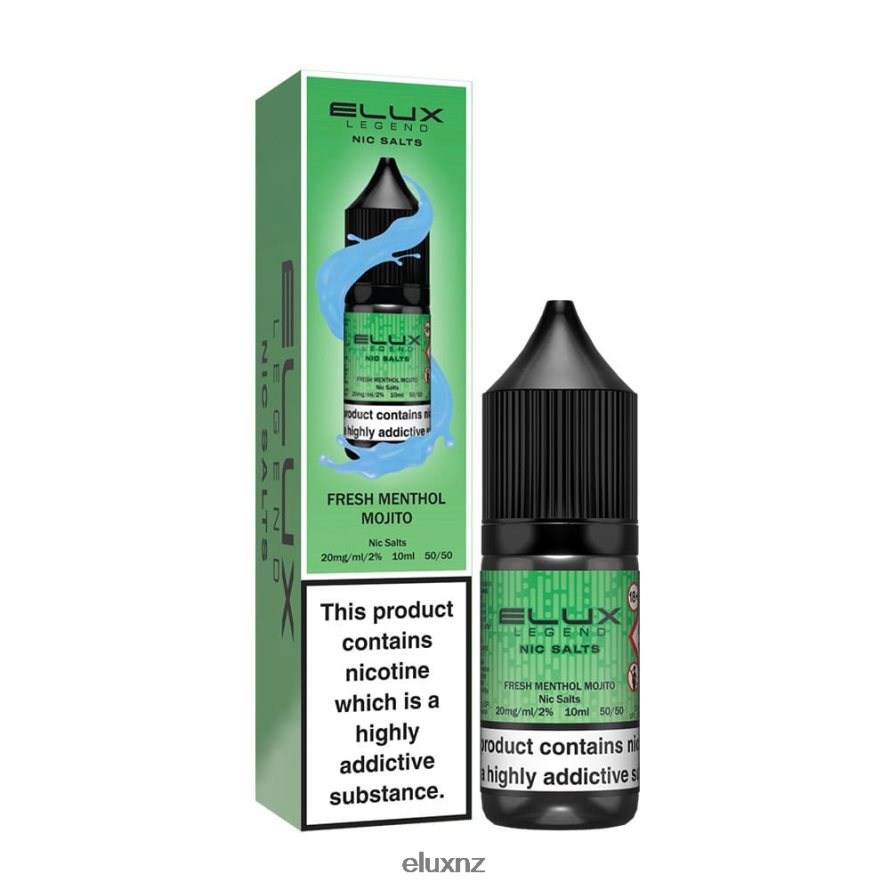 Elux Vape Flavours NZ - Elux Legend Nic Salt 10ml Fresh Menthol Mojito TBNB8469