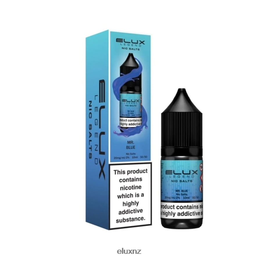 Elux Vape NZ - Elux Legend Nic Salt 10ml Mr Blue TBNB8464